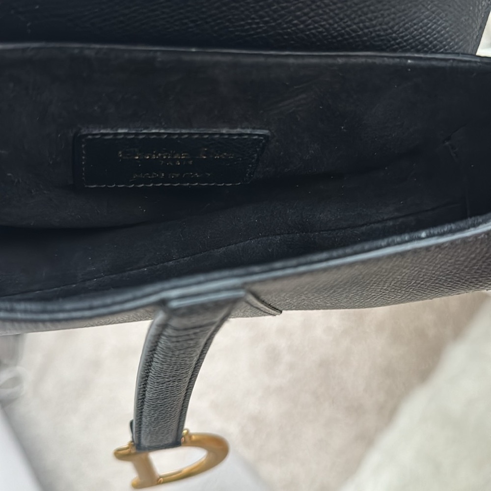 Dior mini saddle - black 🖤 - Picture 6 of 8